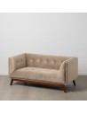 Sofa 156 x 81 x 72 cm Champagner synthetische Stoffe Holz Samt | Tienda24 Tienda24.eu