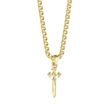 Collier Homme Guess JUMN04024JWYGT-U Croix | Tienda24 - Global Online Shop Tienda24.eu