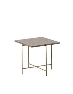 Table Basse Alexandra House Living Marron Bois Fer Tôle Bois d'épicéa 110 x 46 x 110 cm | Tienda24 Tienda24.eu