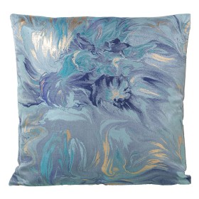 Cushion Alexandra House Living Blue Textile 43 x 43 cm by Alexandra House Living, Cushions - Ref: D1625963, Price: 18,50 €, D...