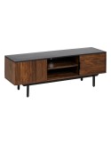 Mueble de TV ABNER Marrón Negro Hierro Madera de mango 140 x 40 x 50 cm | Tienda24 Tienda24.eu