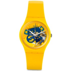 Montre Homme Swatch GJ136 (Ø 36 mm) Jaune de Swatch, Montres bracelet - Réf : S7295037, Prix : 99,90 €, Remise : %