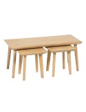 Set of 3 tables Natural 110 x 50 x 45 cm | Tienda24 Tienda24.eu