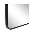 Miroir mural Noir Aluminium Verre 76 x 3 x 101 cm | Tienda24 Tienda24.eu