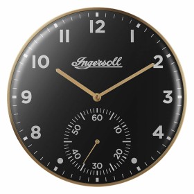 Horloge Murale DKD Home Decor Verre Noir Fer (58 x 6.5 x 18 cm) | Tienda24 - Global Online Shop Tienda24.eu