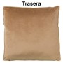 Almofada Alexandra House Living Dourado Veludo Têxtil 45 x 45 cm de Alexandra House Living, Almofadas - Ref: D1626015, Preço:...