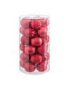 Palle di Natale Rosso Plastica 6 x 6 x 6 cm (30 Unità) da BigBuy Christmas, Natale - Ref: S8803603, Precio: €13.56, Descuento: %