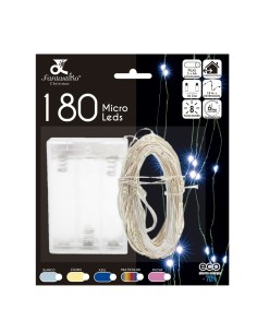 Striscia di luci LED Bianco 18,5 m da BigBuy Christmas, Natale - Ref: S8803648, Precio: €18.07, Descuento: %