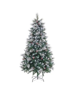 Albero di Natale Bianco Rosso Verde Naturale PVC Metallo 240 cm da BigBuy Christmas, Natale - Ref: S8803680, Precio: 223,96 €...