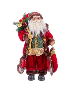 Father Christmas Romimex Grey Polyester 23 x 72 x 12 cm | Tienda24 Tienda24.eu