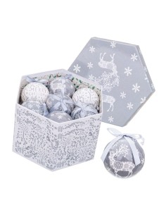 Geschenkbox Weiß Silberfarben champagne Polypropylen PET 13 x 17 x 13 cm (12 Stück) | Tienda24 Tienda24.eu