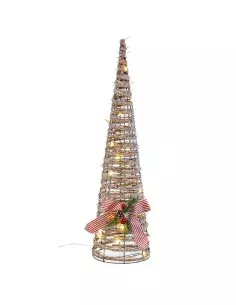 Decorazione Natalizia Multicolore Rattan Coni 16 x 16 x 60 cm da BigBuy Christmas, Natale - Ref: S8803758, Precio: 28,63 €, D...