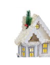 Décorations de Noël Blanc Bois Maison 23 x 14 x 32 cm | Tienda24 Tienda24.eu