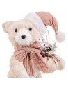 Christmas bauble Bear Multicolour Plastic Polyfoam Fabric Flowers 17 x 18 x 28 cm | Tienda24 Tienda24.eu