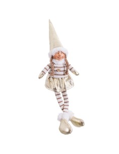 Figura Decorativa Reno de Navidad Rojo Gris Poliéster 13 x 65 x 18 cm (4 Unidades) | Tienda24 Tienda24.eu