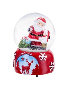 Palla di Natale Multicolore Cristallo Poliresina Babbo Natale 10,5 x 10,5 x 14,8 cm da BigBuy Christmas, Natale - Ref: S88038...