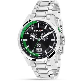 Orologio Uomo Sector MASTER SOCCER Nero Argentato (Ø 46 mm) di Sector, Orologi da polso - Rif: S7296856, Prezzo: 145,03 €, Sc...