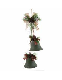 Weihnachtsschmuck Beige Bunt Sand Stoff Mädchen 8 x 6 x 19,5 cm | Tienda24 Tienda24.eu