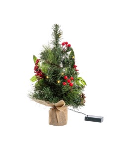 Albero di Natale Multicolore PVC Metallo 20 x 20 x 40 cm da BigBuy Christmas, Natale - Ref: S8803925, Precio: €20.55, Descuen...