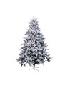 Árbol de Navidad Blanco Verde PVC Metal Polietileno Nevado 210 cm | Tienda24 Tienda24.eu