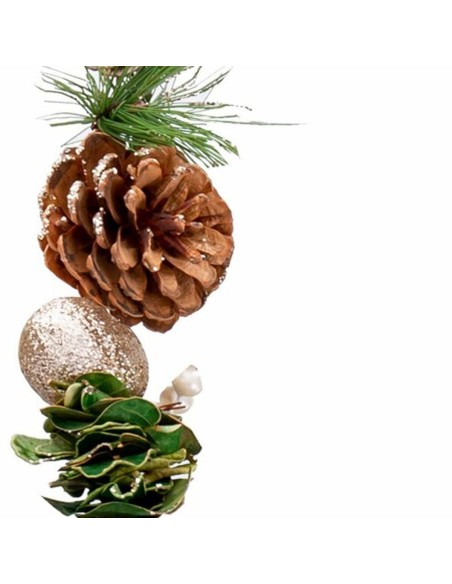 Guirlande de Noël Doré Naturel Plastique Foam Ananas 150 cm | Tienda24 Tienda24.eu