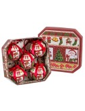 Christmas Baubles Multicolour Paper Polyfoam Father Christmas 7,5 x 7,5 x 7,5 cm (5 Units) | Tienda24 Tienda24.eu