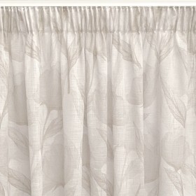 Cortina Alexandra House Living Sofia Beige 140 x 270 x 1 cm Translúcido de Alexandra House Living, Cortinas - Ref: D1626116, ...