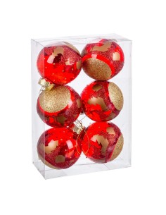 Conjunto de Decorações de Natal Alongado Cobre PVC 3 x 3 x 18 cm (12 Unidades) | Tienda24 Tienda24.eu