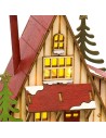 Christmas bauble Multicolour Wood House 14 x 9,3 x 14 cm | Tienda24 Tienda24.eu