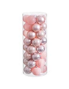 Palle di Natale Rosa Plastica 6 x 6 x 6 cm (40 Unità) da BigBuy Christmas, Natale - Ref: S8804170, Precio: 20,13 €, Descuento: %