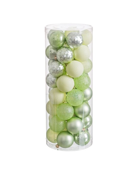 Christmas Baubles Green 6 x 6 x 6 cm (40 Units) | Tienda24 Tienda24.eu