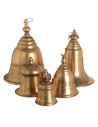 Decorative Figure Gold Golden Bell 12,5 x 12,5 x 19 cm | Tienda24 Tienda24.eu