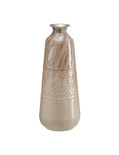 Vase Home ESPRIT Golden Metal 18 x 18 x 97 cm | Tienda24 Tienda24.eu