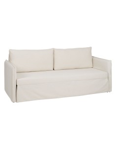 Canapé DKD Home Decor Blanc Noir Métal Scandi 127,5 x 73,5 x 64 cm | Tienda24 Tienda24.eu