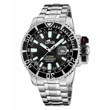 Reloj Hombre Lotus 18938/4 Negro Plateado de Lotus, Relojes de pulsera - Ref: S7298894, Precio: 227,17 €, Descuento: %