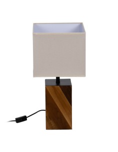 Desk lamp DKD Home Decor White Polyester Metal Crystal 220 V Golden 60 W (43 x 25 x 75 cm) | Tienda24 Tienda24.eu