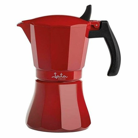 Cafetera Italiana JATA HCAF2009 Rojo Aluminio (9 Tazas) de JATA, Cafeteras italianas - Ref: S7600574, Precio: 23,20 €, Descue...