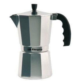 Italian Coffee Pot Orbegozo KF 100 1T Silver Aluminium (1 Cup) by Orbegozo, Stovetop Coffee Makers - Ref: S7601031, Price: 8,...