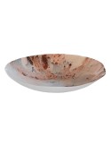 Centro de Mesa Salmón Cristal 39 x 39 x 6,5 cm | Tienda24 Tienda24.eu