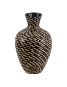 Vase 24 x 19 x 46 cm Gris Aluminium | Tienda24 Tienda24.eu