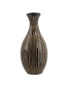 Vase Schwarz Beige 20 x 20 x 45 cm | Tienda24 Tienda24.eu