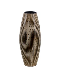 Vase Romimex Bleu Noir Céramique 14 x 26 x 14 cm | Tienda24 Tienda24.eu