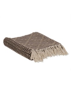 Manta Beige 125 x 150 cm de BigBuy Home, Mantas y colchas - Ref: S8804602, Precio: €13.99, Descuento: %