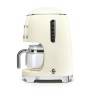 Caffettiera Americana Smeg DCF02CREU 1050 W Retrò Grigio Crema di Smeg, Macchine da caffè americano - Rif: S7602160, Prezzo: ...