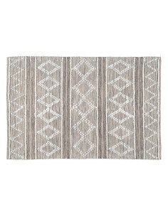 Alfombra DKD Home Decor Beige Natural Boho 200 x 200 x 1 cm | Tienda24 Tienda24.eu