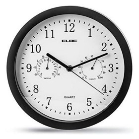 Horloge Murale ELBE RP1005N Blanc/Noir de ELBE, Pendules murales - Réf : S7602377, Prix : 12,32 €, Remise : %