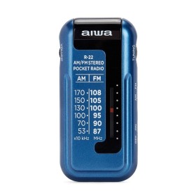 Radio Portátil Aiwa R22BL Azul AM/FM Mini de Aiwa, Radios - Ref: S7602407, Precio: 24,48 €, Descuento: %