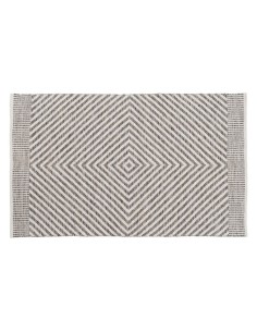 Tappeto Bianco Grigio 70 % cotone 30 % Poliestere 120 x 180 cm da BigBuy Home, Tappeti - Ref: S8804641, Precio: 49,89 €, Desc...