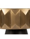 Mesa de Apoio Pequena Preto Dourado Ferro 63 x 63 x 62 cm | Tienda24 Tienda24.eu