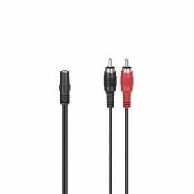 Cable Audio Jack a 2 RCA Hama 00205186 Negro 10 cm de Hama, Cables - Ref: S7603106, Precio: 4,55 €, Descuento: %